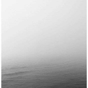 black and white ocean photo