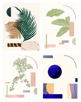 abstract geometric art prints
