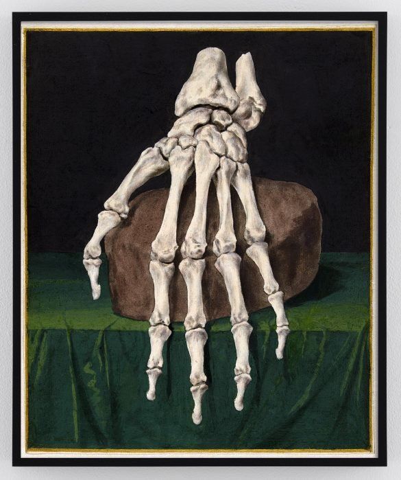 horror art skeleton hand