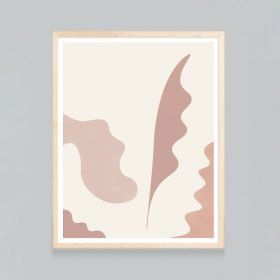 blush pinks and nude abstract minimal prints